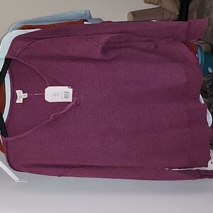 Wonderly Women's Burgundy Sweater Sz 1x